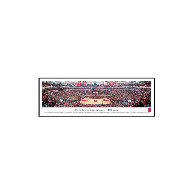 North Carolina State Wolfpack Panoramic Sports Print with Black Frame