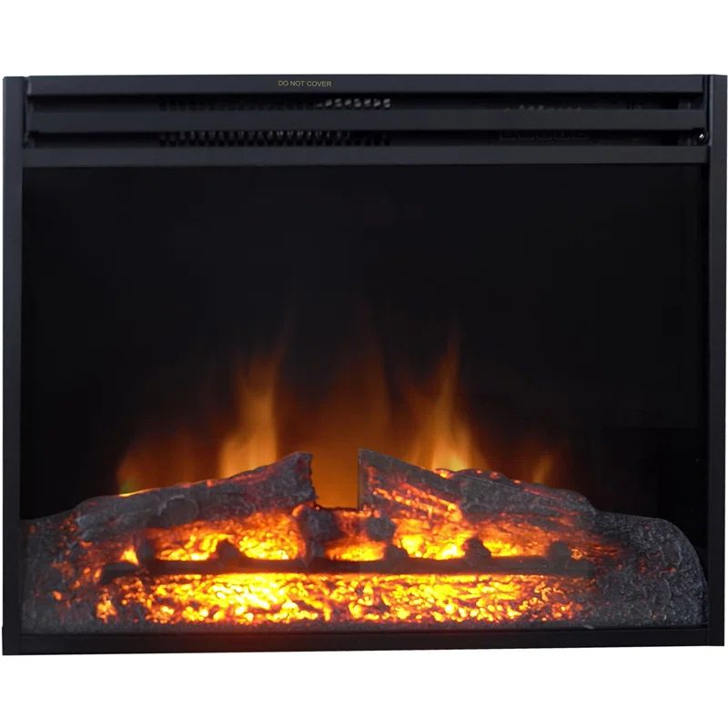 Cambridge 23-Inch Black Freestanding Electric Fireplace Heater