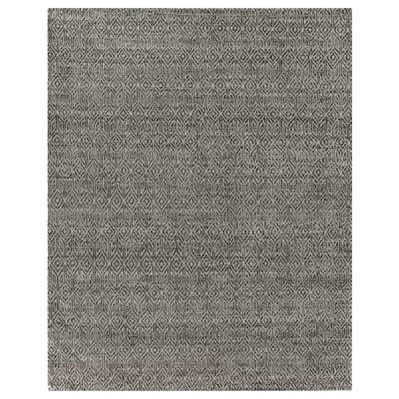 Master Weave Black Diamond Wool 8' x 10' Area Rug