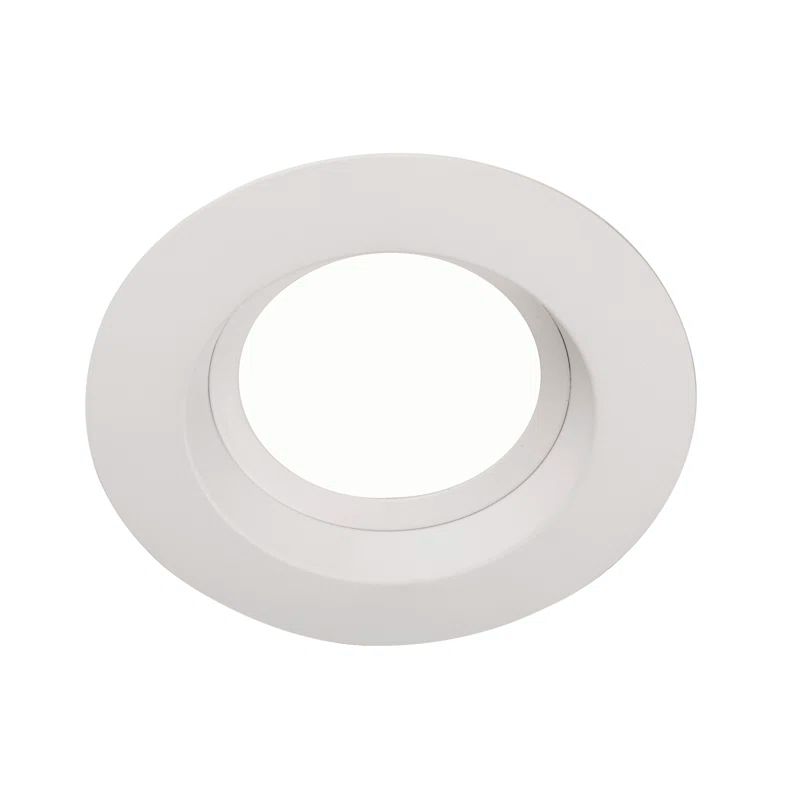 White Aluminum 7.38-Inch LED Recessed Downlight