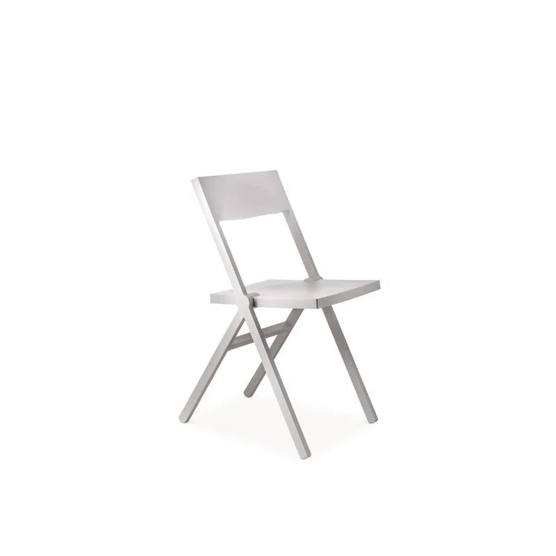 Piana White Foldable and Stackable Indoor/Outdoor Chair