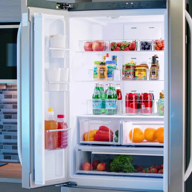 Extra Large Clear Plastic Stackable Storage Bins with Handles