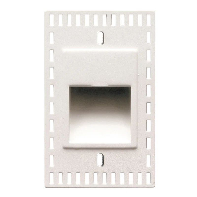 Sleek Trimless White LED Step and Wall Light with Dimmable Blue Lens