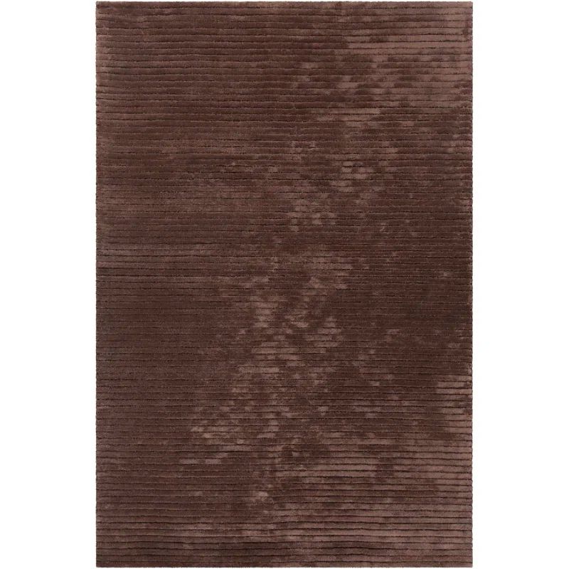 Handmade Striped Wool-Viscose Blend Rug, 3'6" x 5'6"
