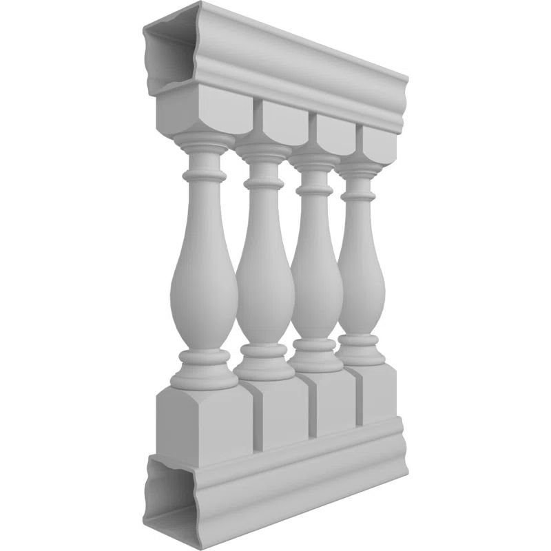 Legacy White FiberThane Porch and Stair Railing System
