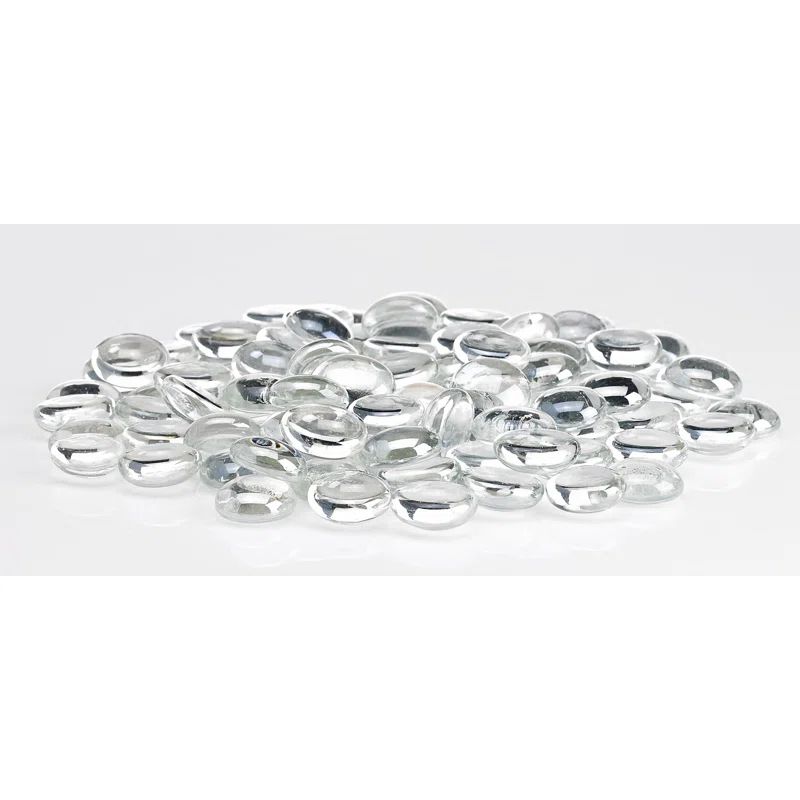 Glacier Ice Clear Glass Fire Beads for Fire Pits