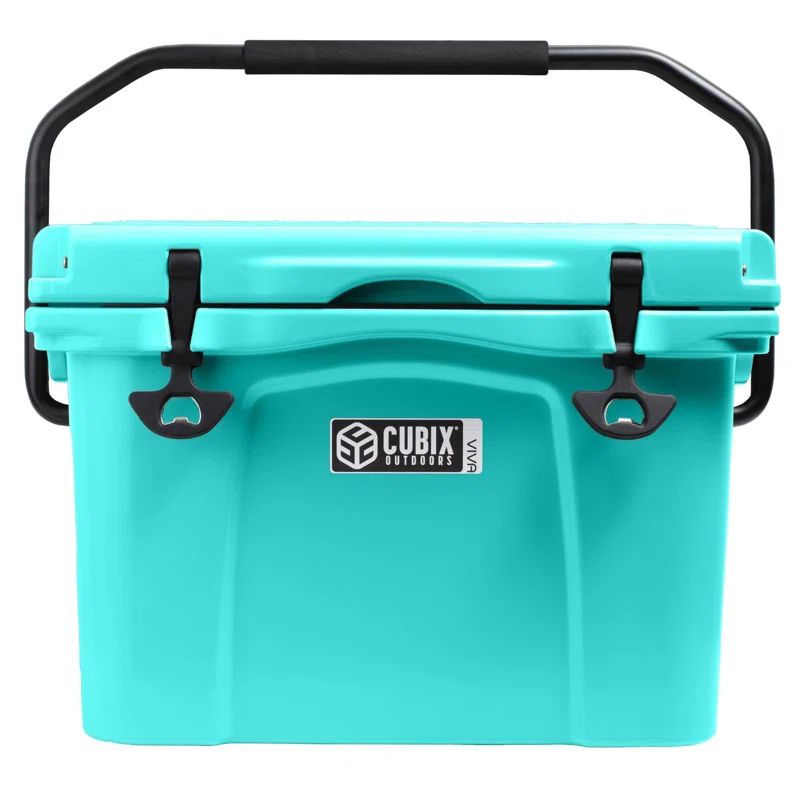 Cubix Outdoors Turquoise Heavy-Duty 25 Quart Portable Cooler