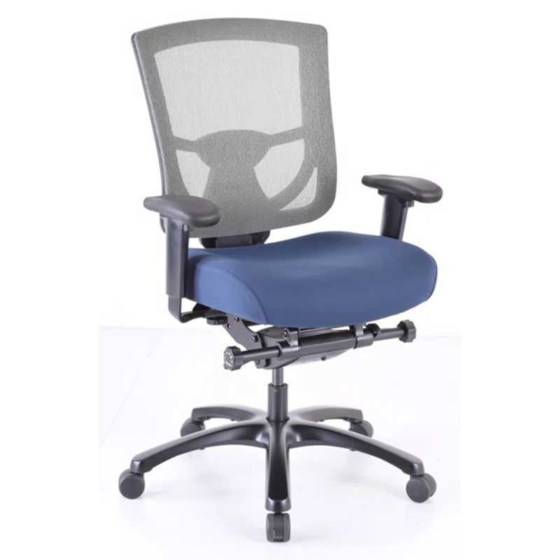 Tempur-Pedic Denim Blue Ergonomic Mesh Executive Chair