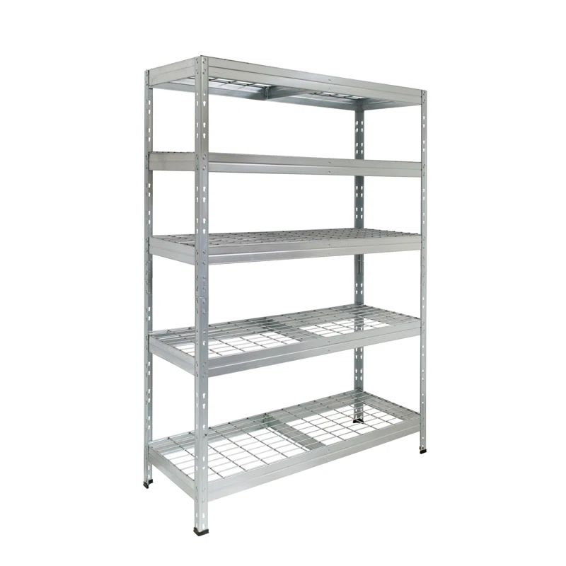 Heavy-Duty Galvanized Steel 5-Tier Freestanding Storage Rack