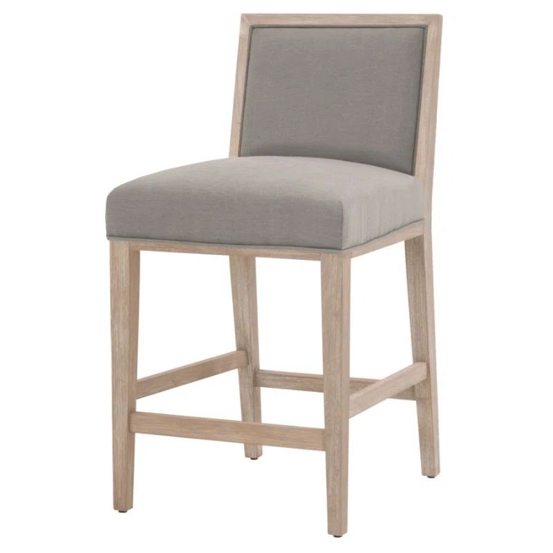 Martin Slate Gray Wood Transitional Counter Stools, Set of 2