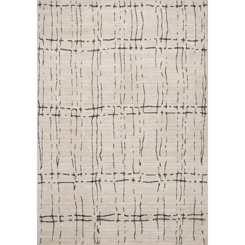 Darby Hand-Knotted Gray Synthetic Runner Rug 2'-7" x 8'-0"