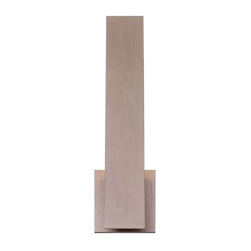Annette Champagne 18" Dimmable LED Metal Wall Sconce