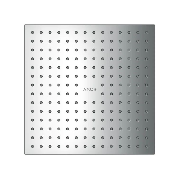 Axor Chrome Square Ceiling Mounted Rain Shower Head