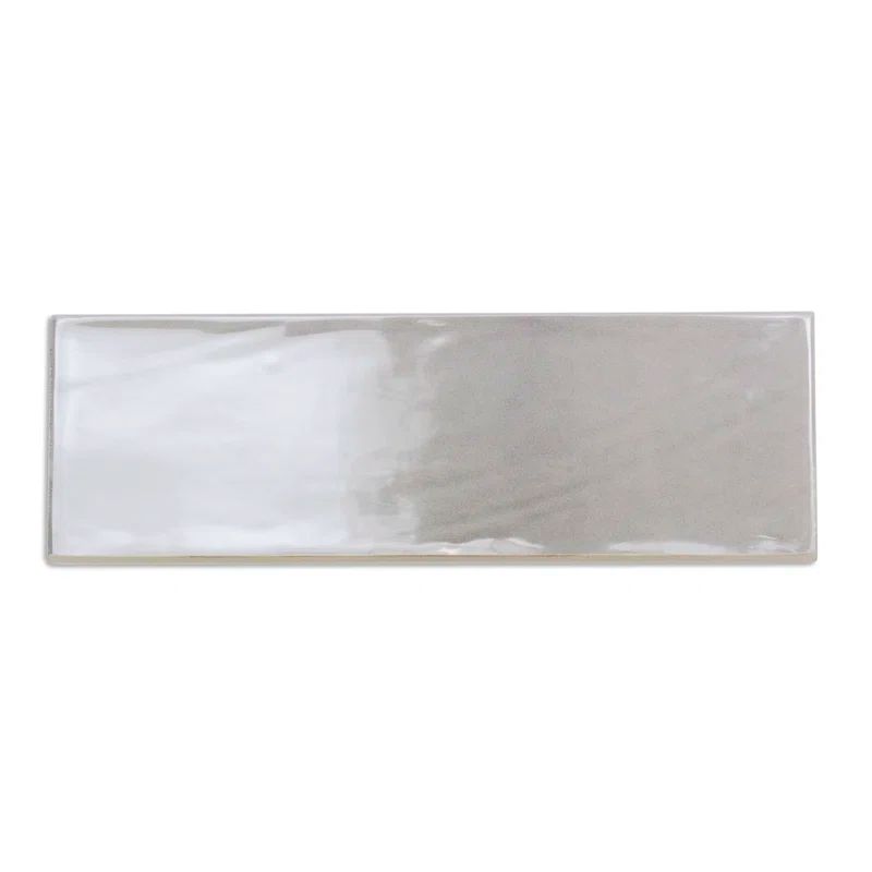 Pacific Gray 4x12 Polished Ceramic Bullnose Tile