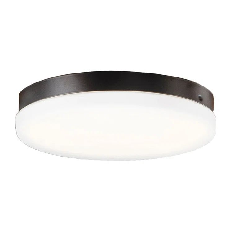 Matte Black Aviator 5 LED Ceiling Fan Light Kit