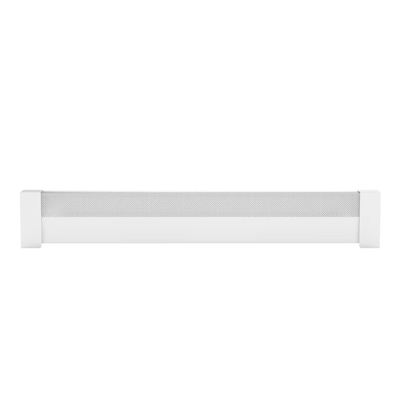 White Galvanized Steel 3-ft Slip-On Baseboard Heater Cover with Endcaps