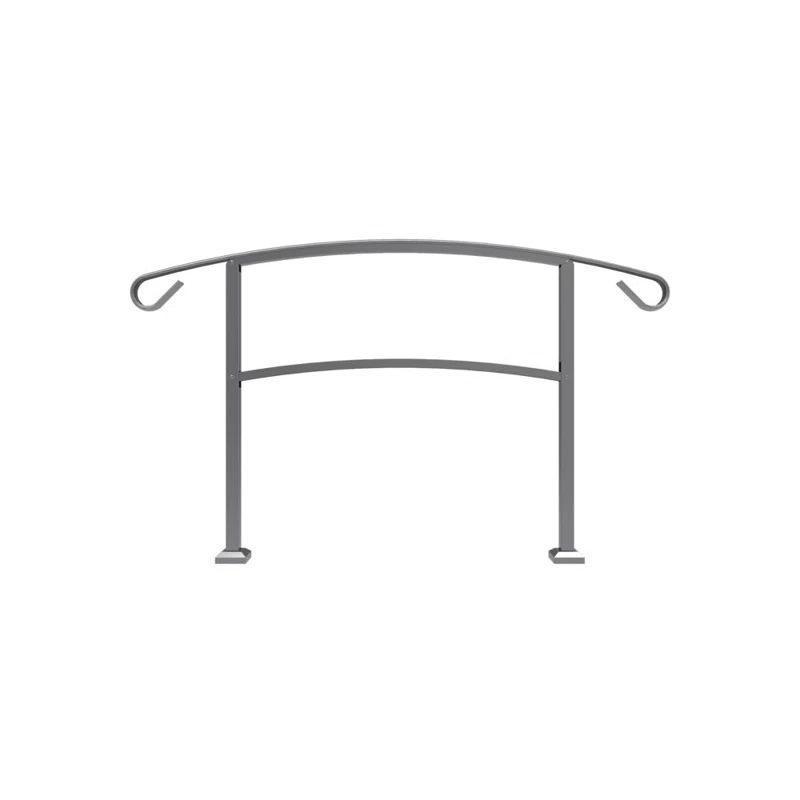Aged Bronze 37.2" Metal Porch Handrail System