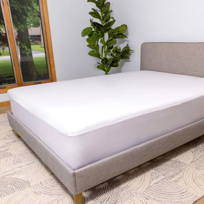 White Queen Waterproof Mattress Protector with Comfort-First Design