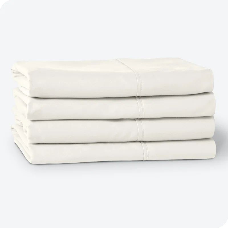 Cream Cotton Hypoallergenic King Pillowcases Set of 4