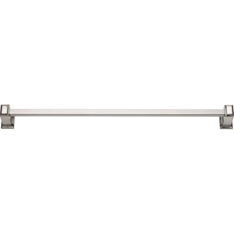 Polished Nickel Modern Wall Mounted Single Towel Bar