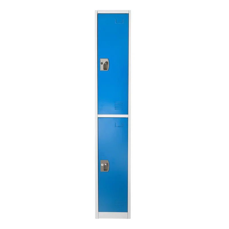 Blue Steel 72" Tall 2-Door Office Locker