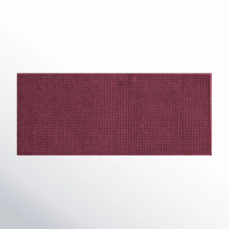Eco-Friendly Bordeaux Waterhog Indoor/Outdoor Runner Mat - 22"x60"