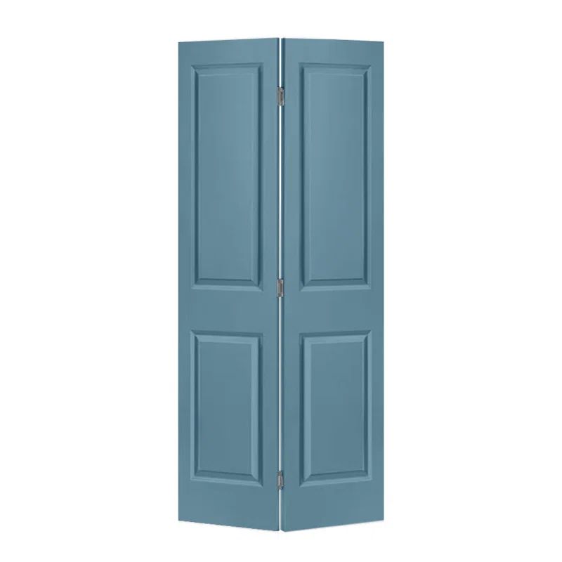 Dignity Blue Smooth Painted MDF Bifold Door, 36" x 80"