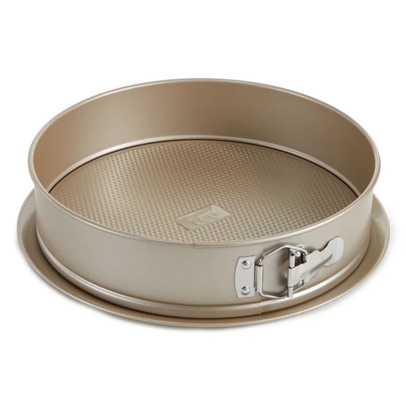 Gold Non-Stick Carbon Steel Springform Bundt Pan, 11"