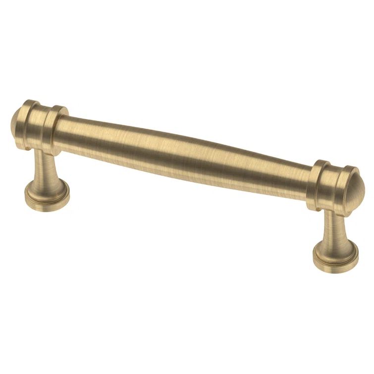 Charmaine 3.75" Bronze Traditional Bar Pull with Mounting Hardware