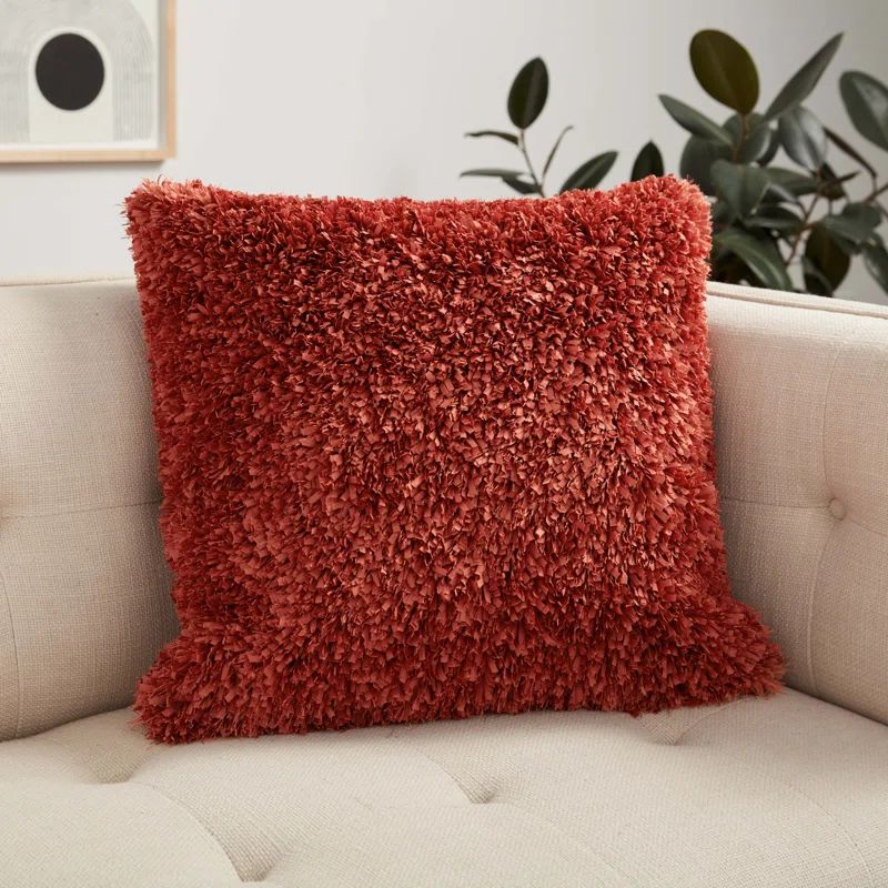 Amelie Rust 22" x 22" Square Pillow Cover Set