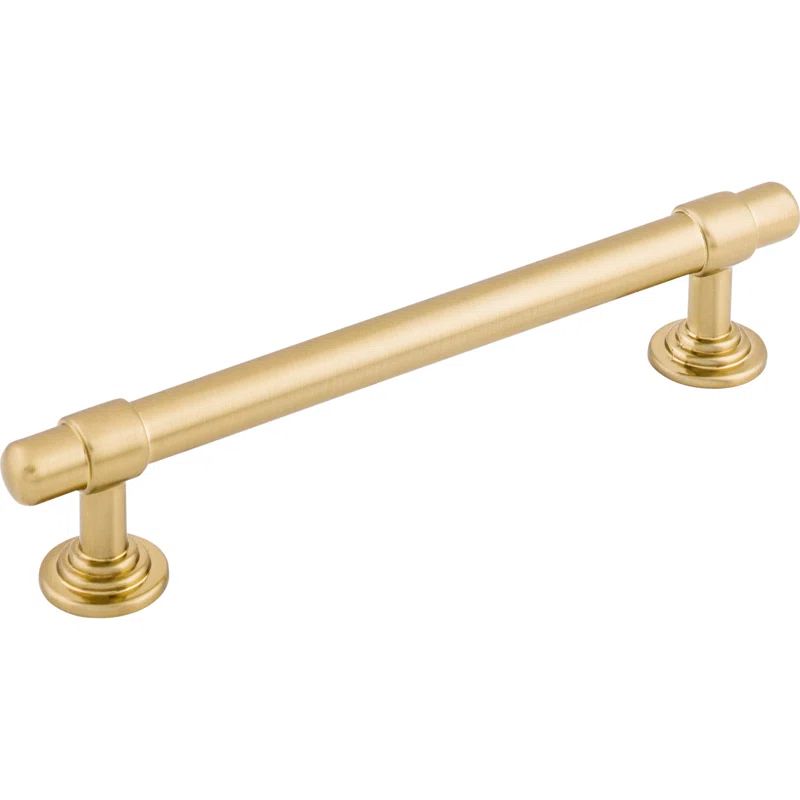 Honey Bronze 5 1/4" Bar Cabinet Pull with Mounting Hardware