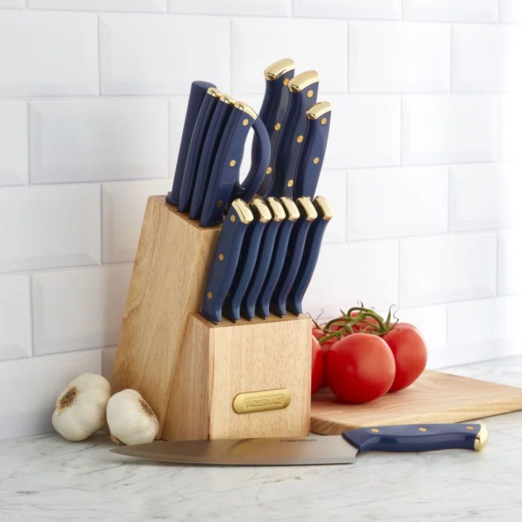 Farberware Farberware 15-Piece Triple Riveted Knife Block Set