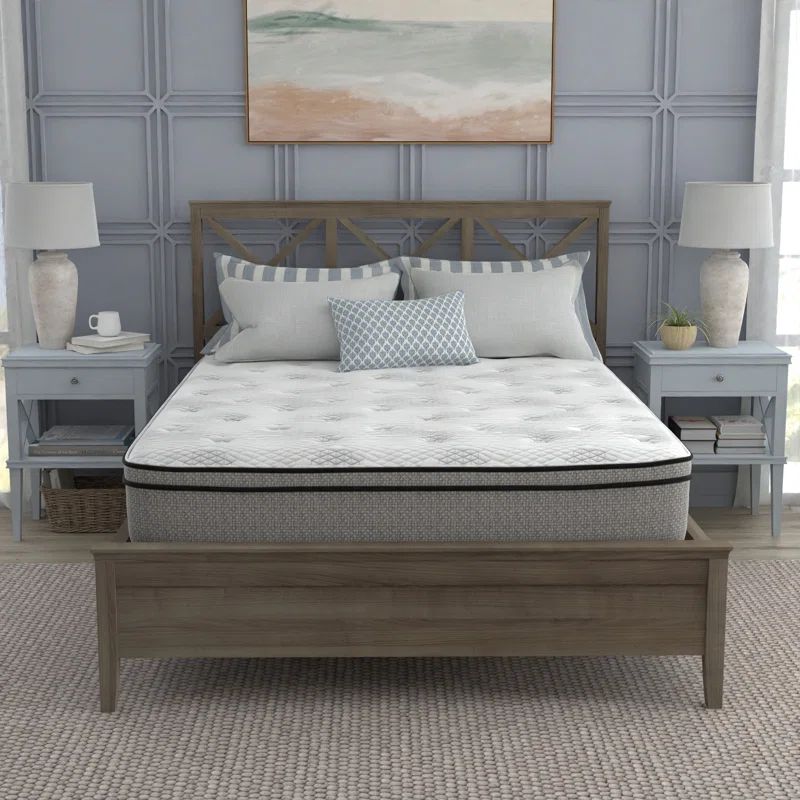 SereneDream 12" Eurotop Hybrid California King Mattress with Gel Memory Foam