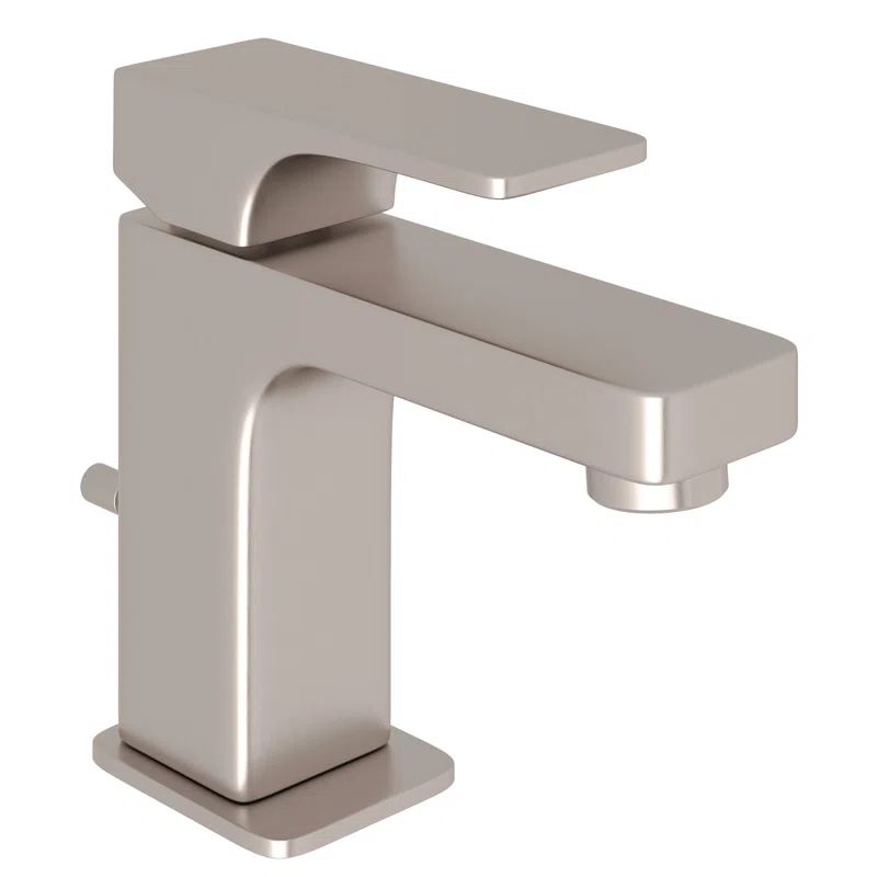 Polished Nickel Single Handle Modern Lavatory Faucet