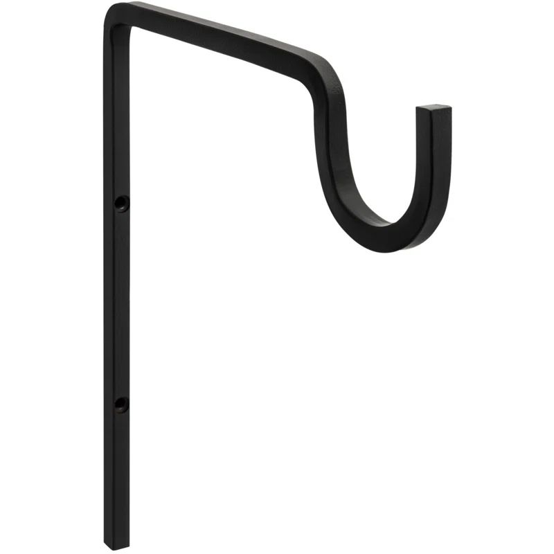 Black Heavy Duty Metal Wall Mount Hook