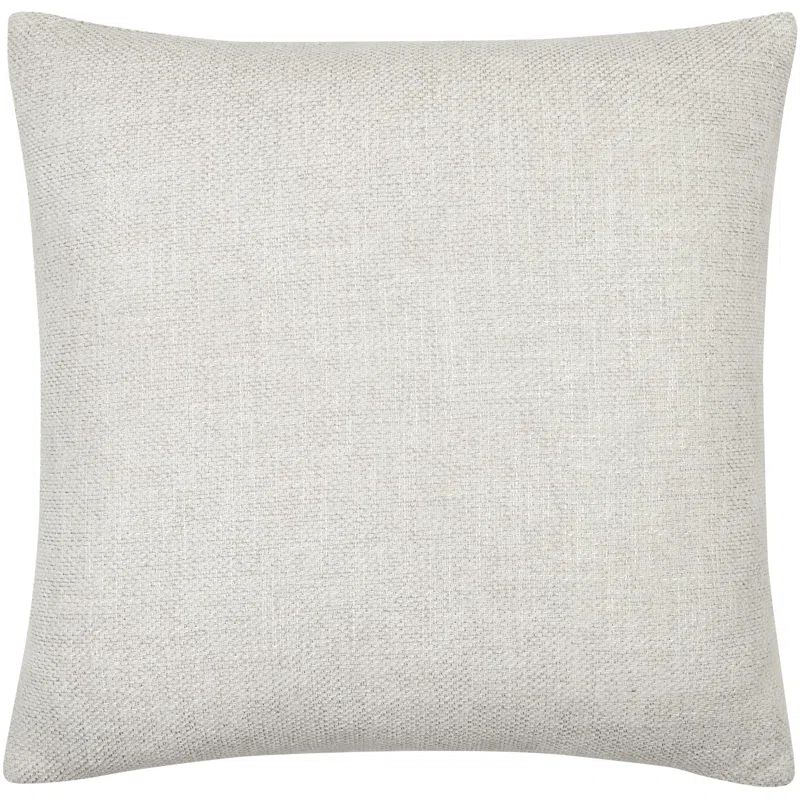 Sajani Gray Reversible Polyester 18" Throw Pillow