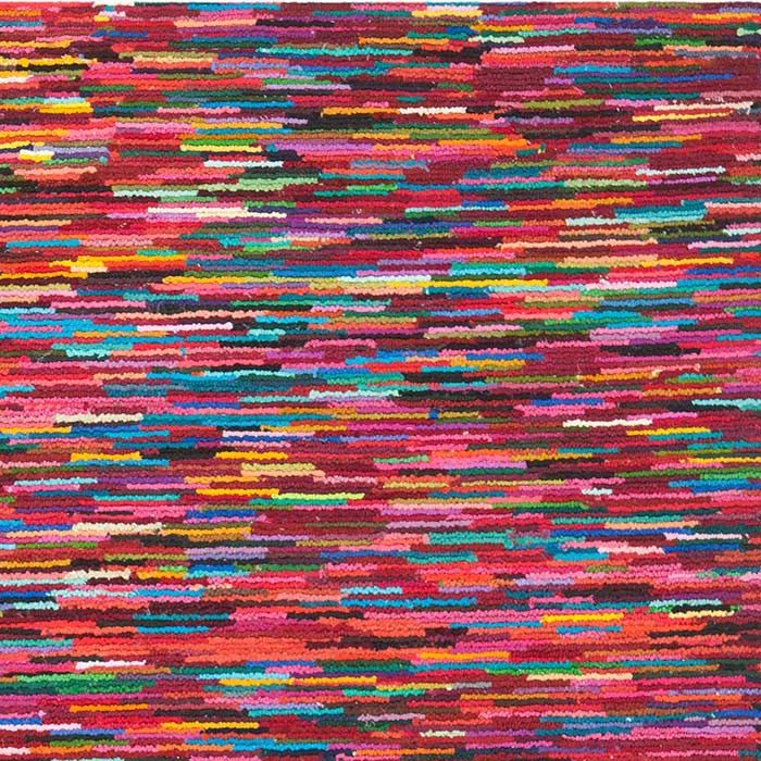 Nantucket Bliss Hand-Tufted Cotton Multicolor Square Rug