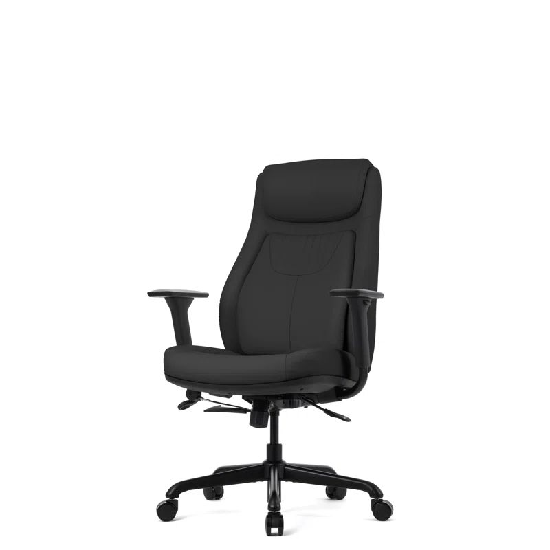 Shadow Black High Back Leather Executive Swivel Chair