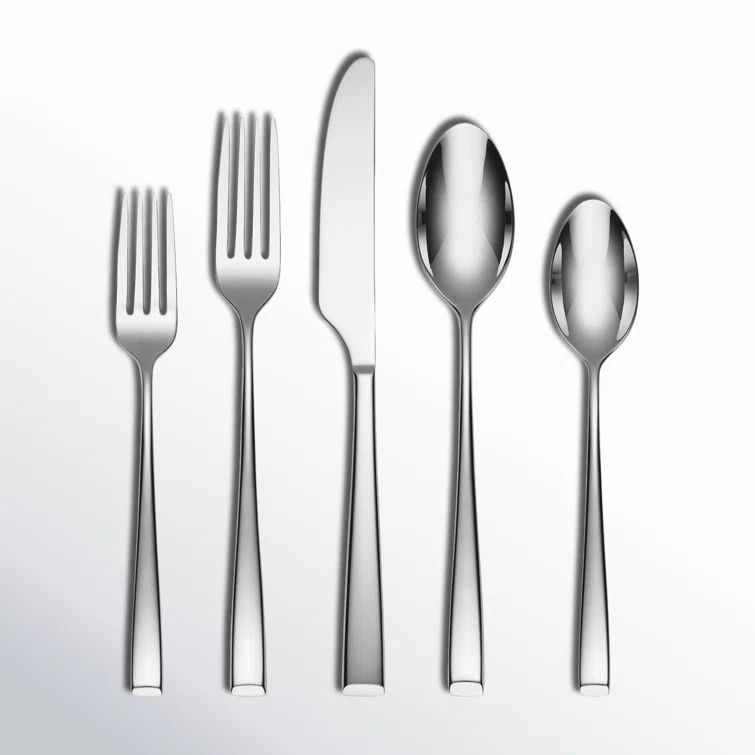 Marlise Mirror 20-Piece Stainless Steel Flatware Set
