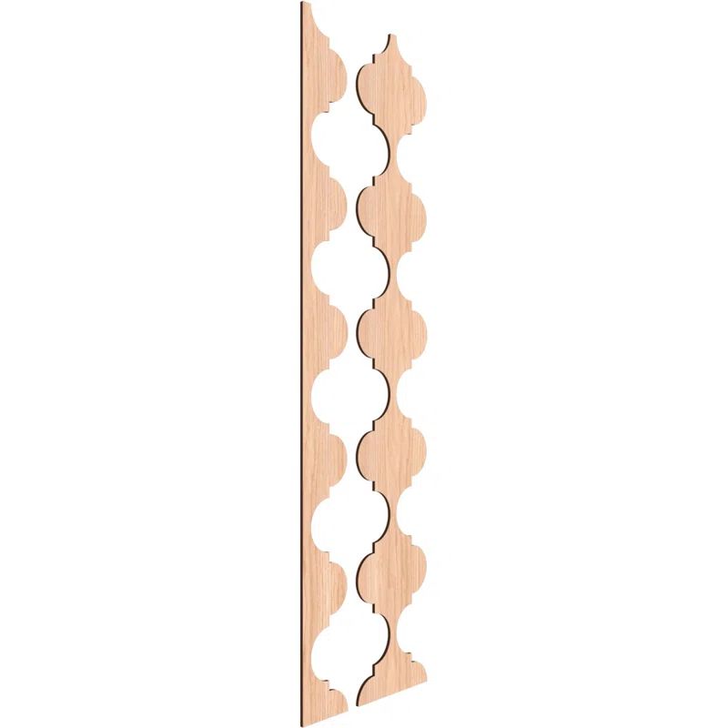 Marrakesh 47" Hickory Wood Decorative Slat Wall Panel Kit