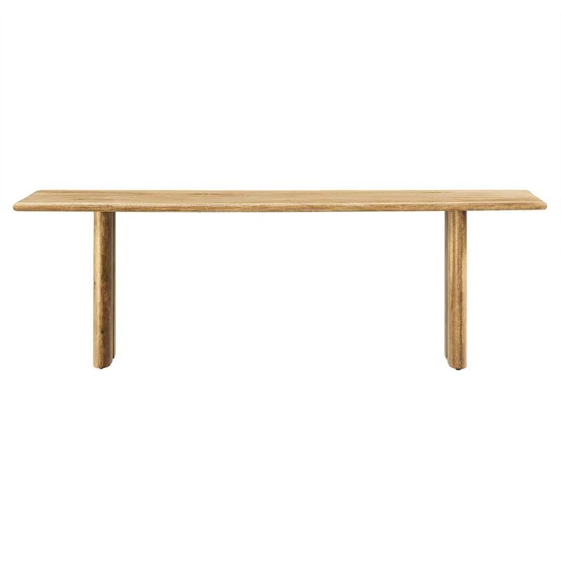 Amistad 58" Oak Mango Wood Dining Bench