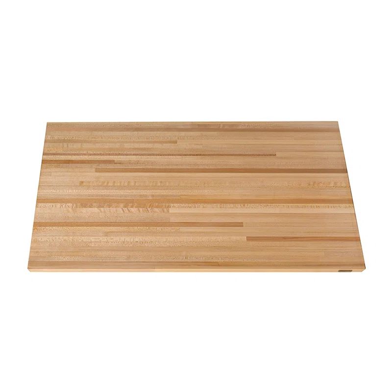 Maple Solid Hardwood Butcher Block Countertop, 30" L x 25" W