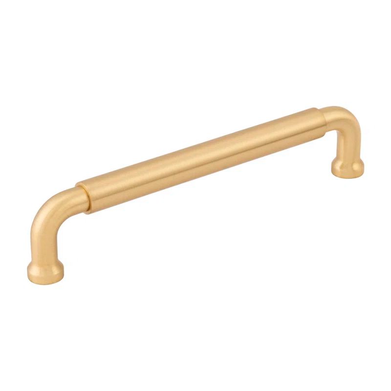 Satin Brass Brushed Cabinet Bar Pull 6-7/8" Length