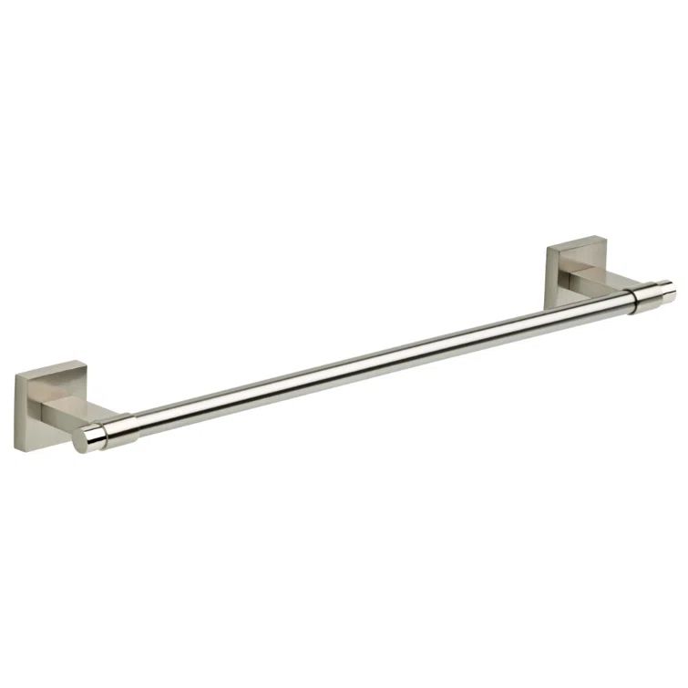 Maxted 18" Brushed Nickel Wall Mounted Towel Bar
