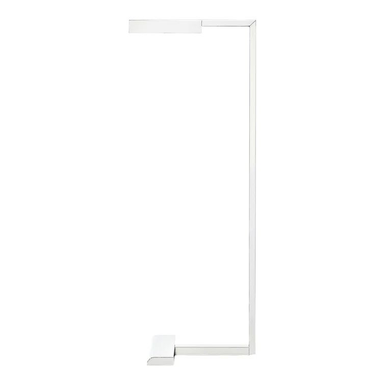 Dessau 46" Polished Nickel LED Task Floor Lamp with Adjustable Head