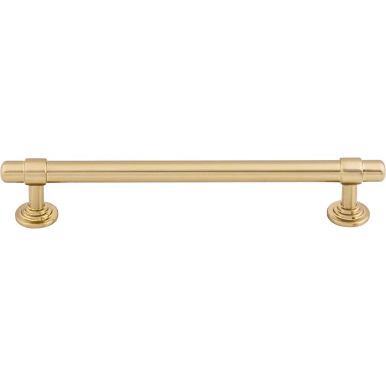 Honey Bronze 6 5/16" Modern Bar Pull with Mounting Hardware