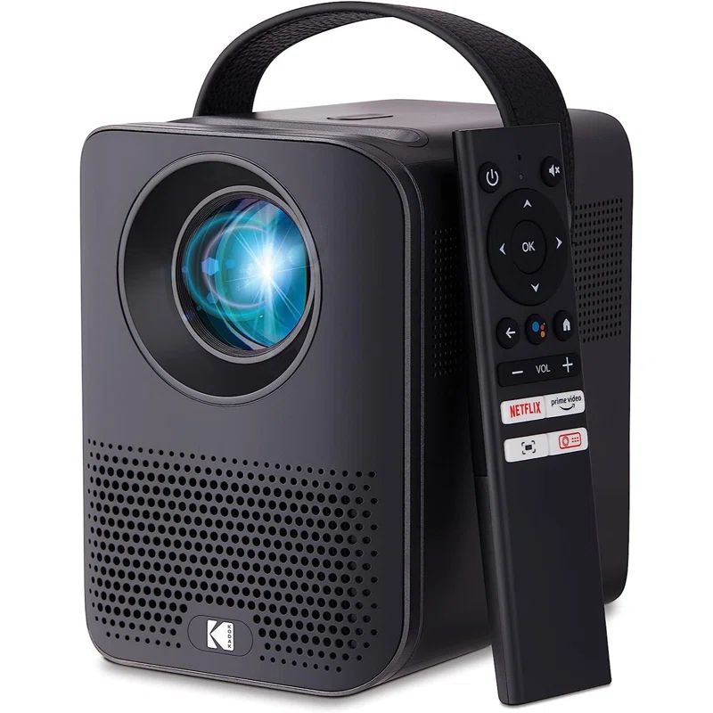 Kodak Black Portable Smart Projector with Wi-Fi and Bluetooth