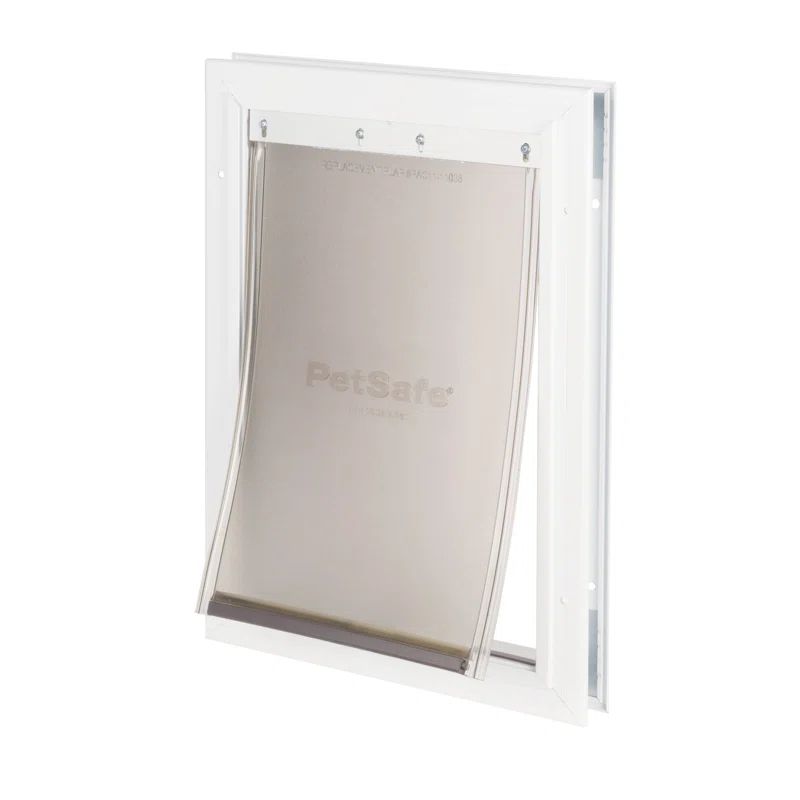 PetSafe Medium White Aluminum Pet Door with Lock