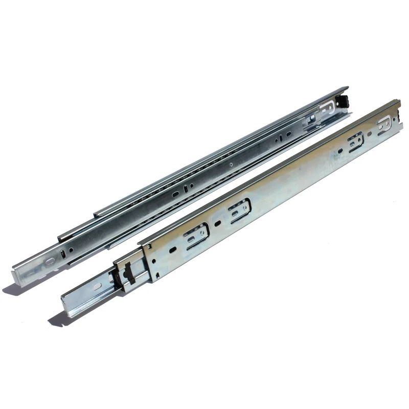 Steel Full Extension Side Mount Drawer Slide, 9.88" Length