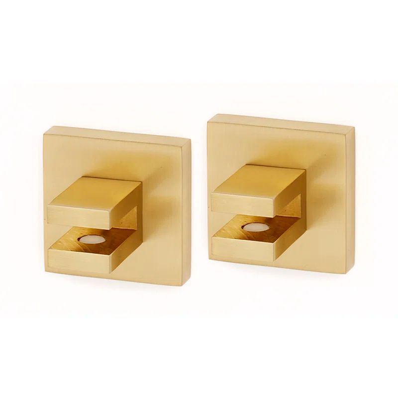 Contemporary II Polished Chrome Brass Shelf Brackets, 2" Set